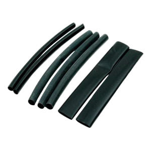 DiversiTech HSA1 Heat Shrink Tubing 4 Inch L Polyolefin 3/16 Inch 1/4 Inch and 3/8 Inch ID Black