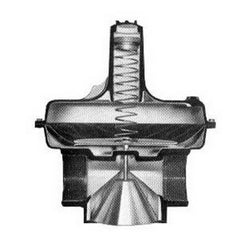 Maxitrol RV53-1 1 Straight-Thru-Flow Gas Regulator 1,300,000 BTU Aluminum