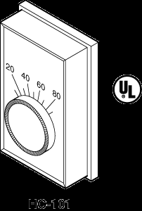 Schneider Electric HC-101 Room Humidistat 10-90% Scale Range