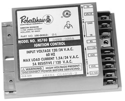 Robertshaw 780-785 Hot Surface Ignition Control Module 24 VAC 1.5 A Natural Gas Liquid Propane