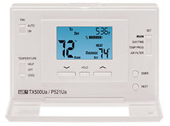 Lux P521U-010 Programmable Thermostat for 2 Heat 1 Cool Systems, Replacement for P521U, PSPH521L