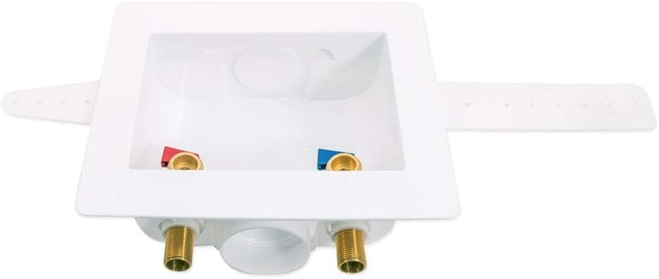 EASTMAN Eastman 60248 Center drain washing machine outlet box 1/2 in sweat x 3/4 in MHT (recessed)