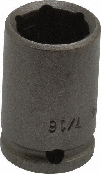 APEX Apex 1114 Impact Socket 1/4 in Drive 7/16 in 6-point Hex
