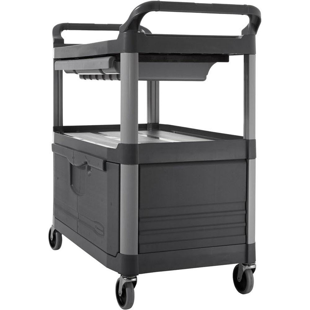 RUBBERMAID Rubbermaid FG409400GRAY Instrument Utility Cart Gray