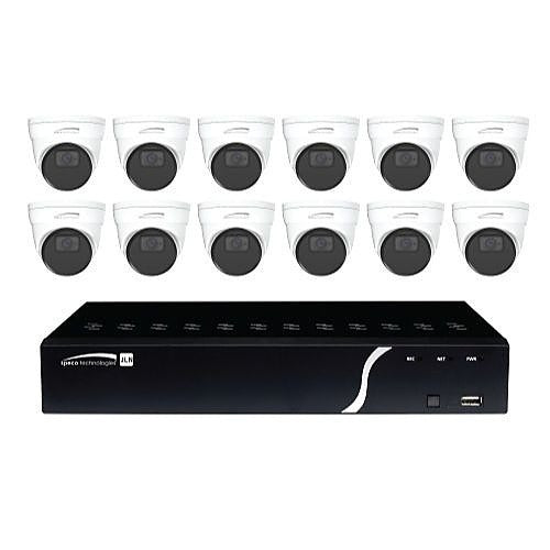SPECO Speco ZIPK16N1 16-channel Nvr 12 5MP Turret Camera Kit
