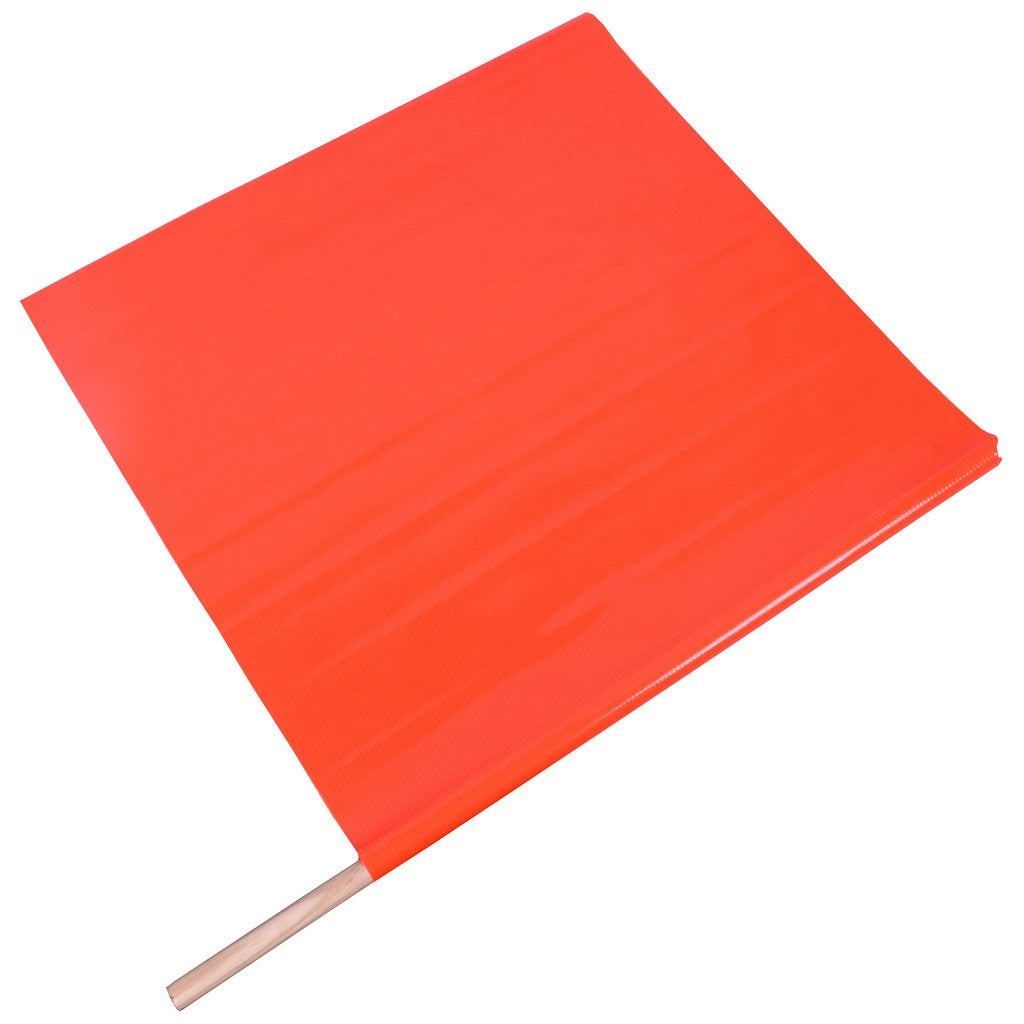 PRO-SAFE Pro-safe DH-FLAG-24 Vinyl Warning Flag 24x24 Inch