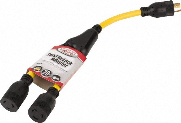 SOUTHWIRE Southwire 90228802 Y Adapter 20A 125V Nema L5-20