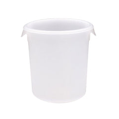 Rubbermaid FG572100WHT Garbage Can - High Density Polyethylene, Polypropylene, Round, 4 qt, White