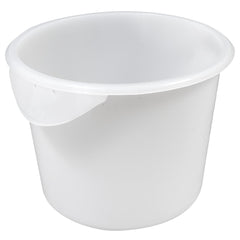 Rubbermaid FG572300WHT Garbage Can - Polypropylene, Round, 6 qt, White