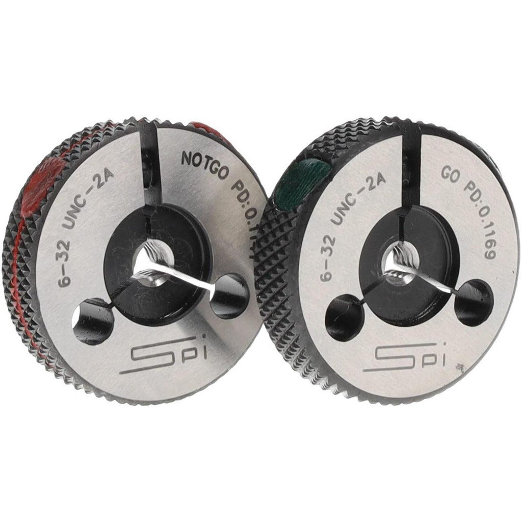 SPIROTHERM Spi 23-135-7 Threaded Ring Gage 6-32 Class 2A Go No Go