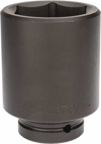 PROTO Proto J10070ML Impact Socket 1 in Drive 70mm 6-point