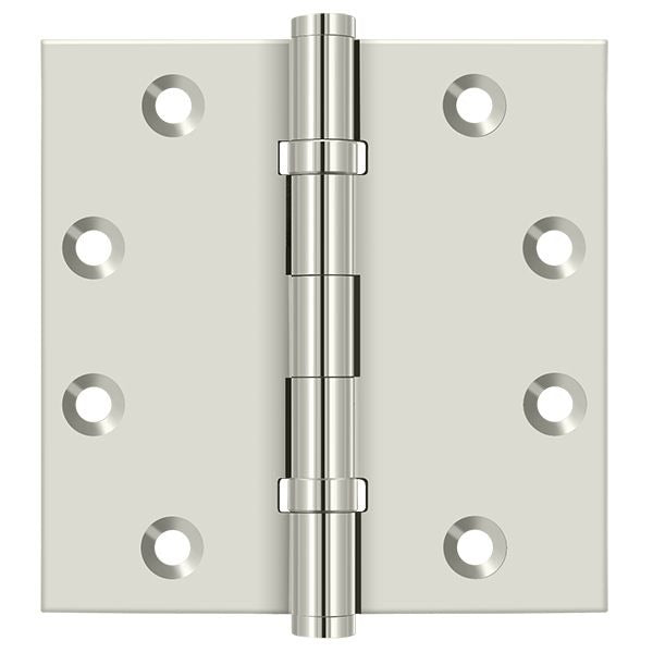 DELTANA Deltana DSB45B14 Square Hinge Ball Bearings Bright Nickel