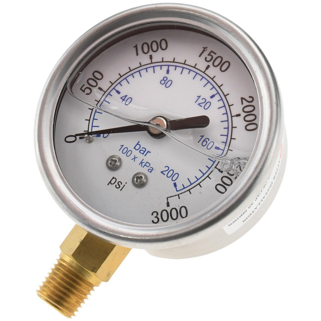VALUE COLLECTION Value Collection 115AL25K03 Pressure Gauge 3000 Psi