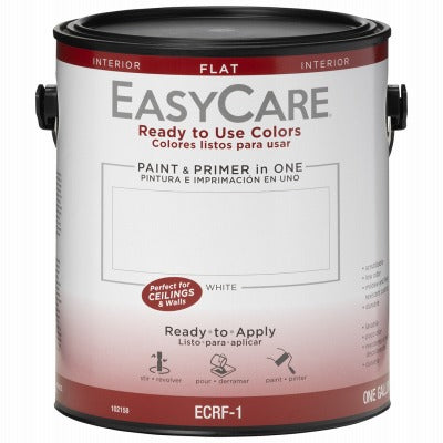 BSC PREFERRED Bsc Preferred ECRF-1 Interior Flat Paint 1 Gallon White