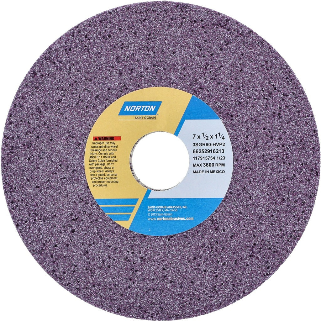 NORTON Norton 66252916213 Surface Grinding Wheel 60 Grit 7 in