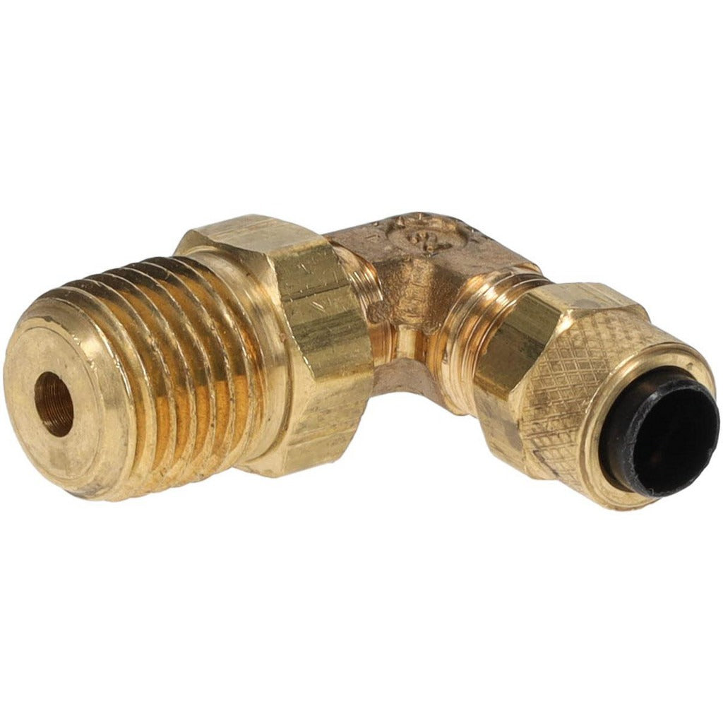 PARKER Parker 169PS-4-4 Compression Swivel Elbow 1/4 in Brass