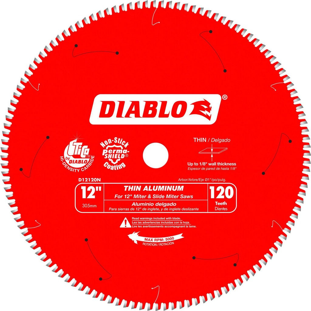 DIABLO Diablo D12120N 12 in 120T Wet Dry Cut Carbide Saw Blade