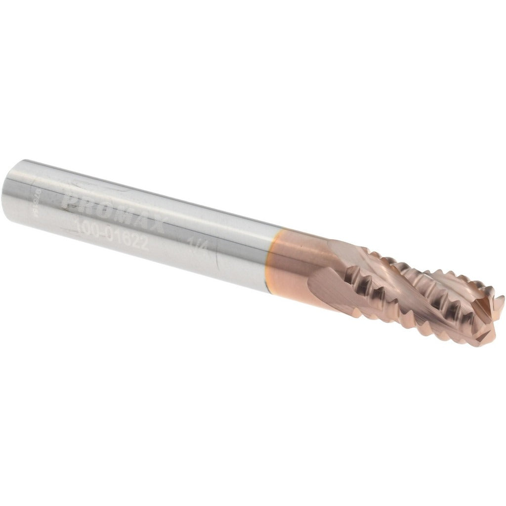 PROMAX Promax 100-01622 Roughing End Mill 1/4 in 4 Flute Carbide