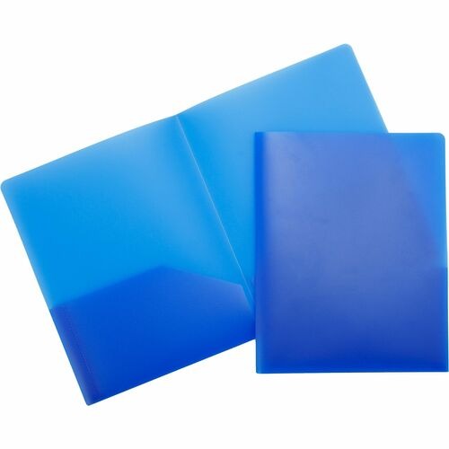 BUSINESS SOURCE Business Source BSN20880 Poly Portfolio Two Pocket Letter