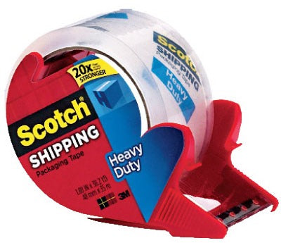 3M 3M Company 3850S-RD Heavy Duty Shipping Tape Clear