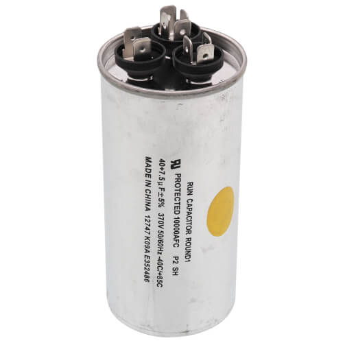 NORDYNE 01-0269 Round Capacitor 40/7.5MFD 370V