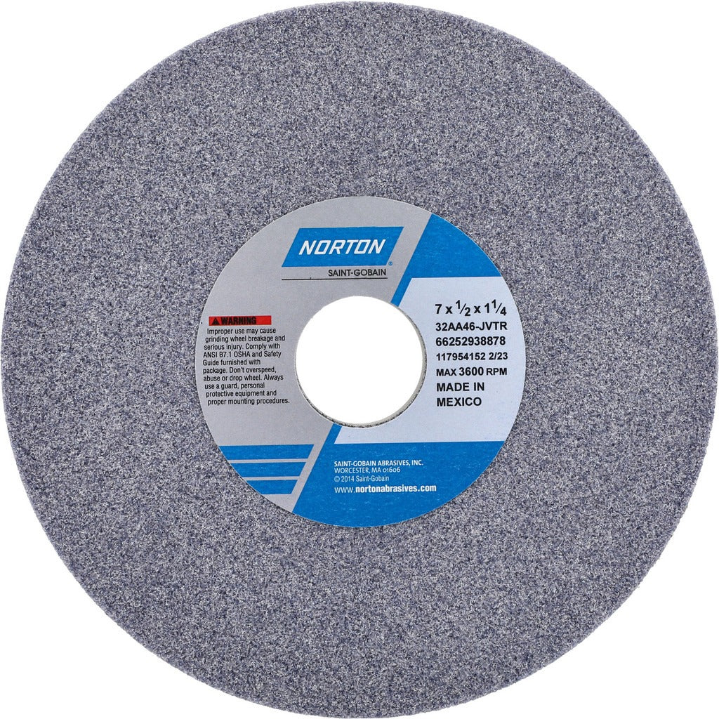 NORTON Norton 66252938878 Surface Grinding Wheel 46 Grit 7in