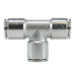 MIDLAND INDUSTRIES Midland Industries 20612NIC 8mm Push-to-connect Union Tee Brass
