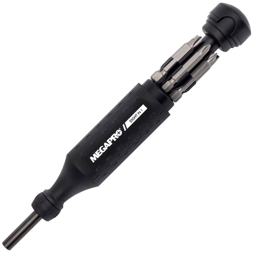 MEGAPRO Megapro 8IN1NAS 8-in-1 Multi-bit Screwdriver Nut Driver