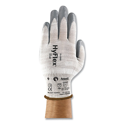 Ansell 205591 HyFlex 11-100 Antimicrobial Protection Glove 8 Inch Grey