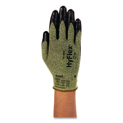 Ansell 11-550-110 HyFlex Cut Resistant Gloves Size 11 Green/Black