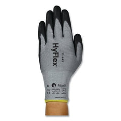 Ansell 11645100 HyFlex 11-645 Medium-Duty Cut Resistant Gloves Size 10 Black/Gray