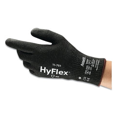 Ansell 822121 11-751 Cut-Resistant Gloves Size 8 Black