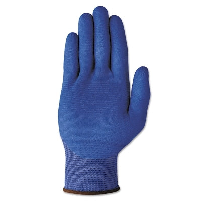 Ansell 111717 HyFlex 11-818 Palm Coated Thin Work Gloves, Size 10, Blue