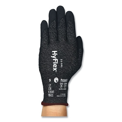 Ansell 11591060 HyFlex Medium-Duty Nitrile Palm-Coated Gloves Size 6