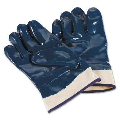 Ansell 103478 ActivArmr 27-805 Nitrile-Coated Gloves Extra Rough Finish Size 10 Blue