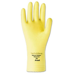 Ansell 103140 13 mil Rubber Chemical Resistant Reusable Gloves Size 7