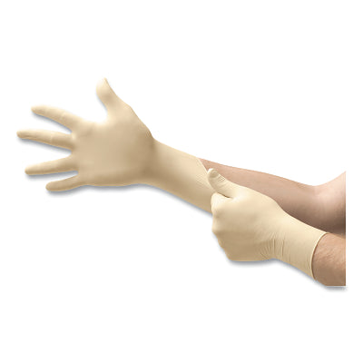 TouchNTuff 104987 69-210 Disposable Gloves Powder Free Natural Rubber Latex 5 mil Medium