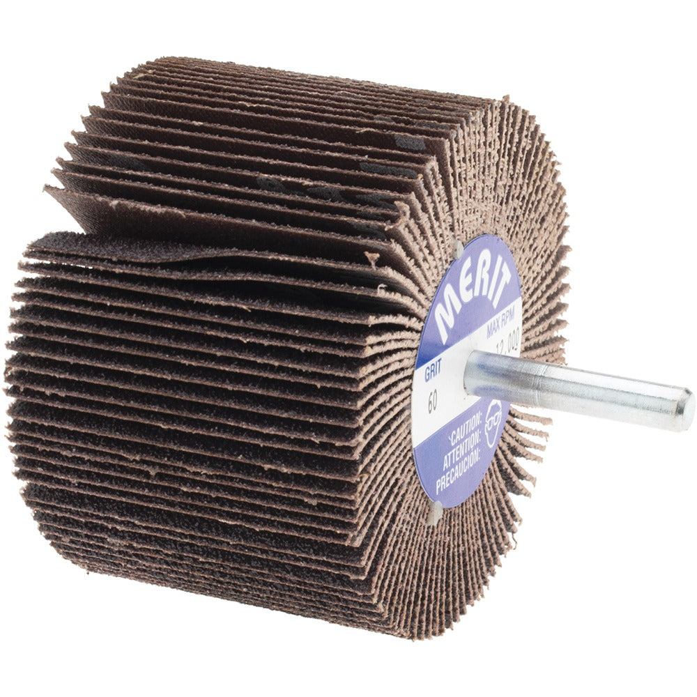 MERIT Merit Abrasives 08834137260 Mounted Flap Wheel 60 Grit