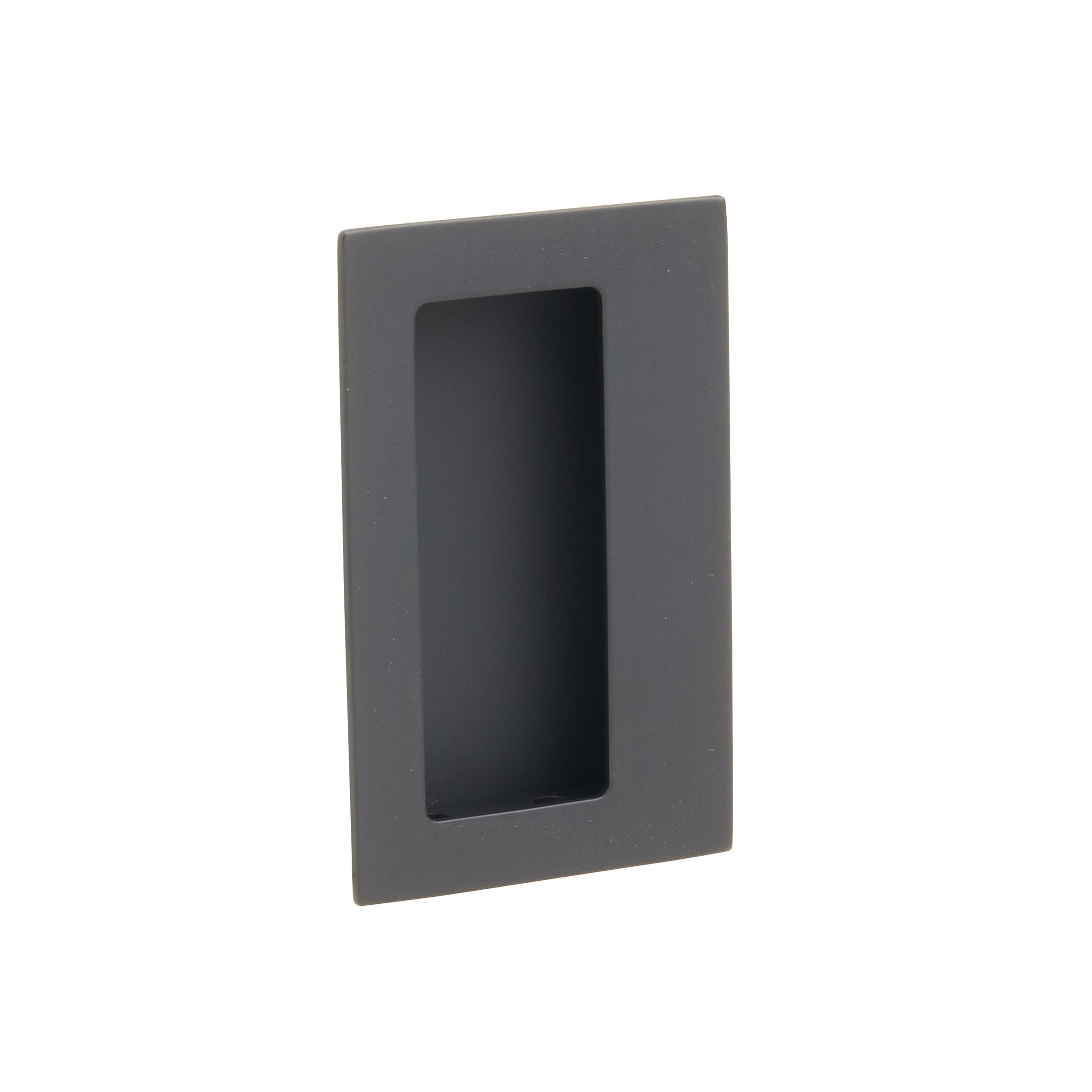 EMTEK Emtek 222350US19 Rectangular Flush Pull Flat Black