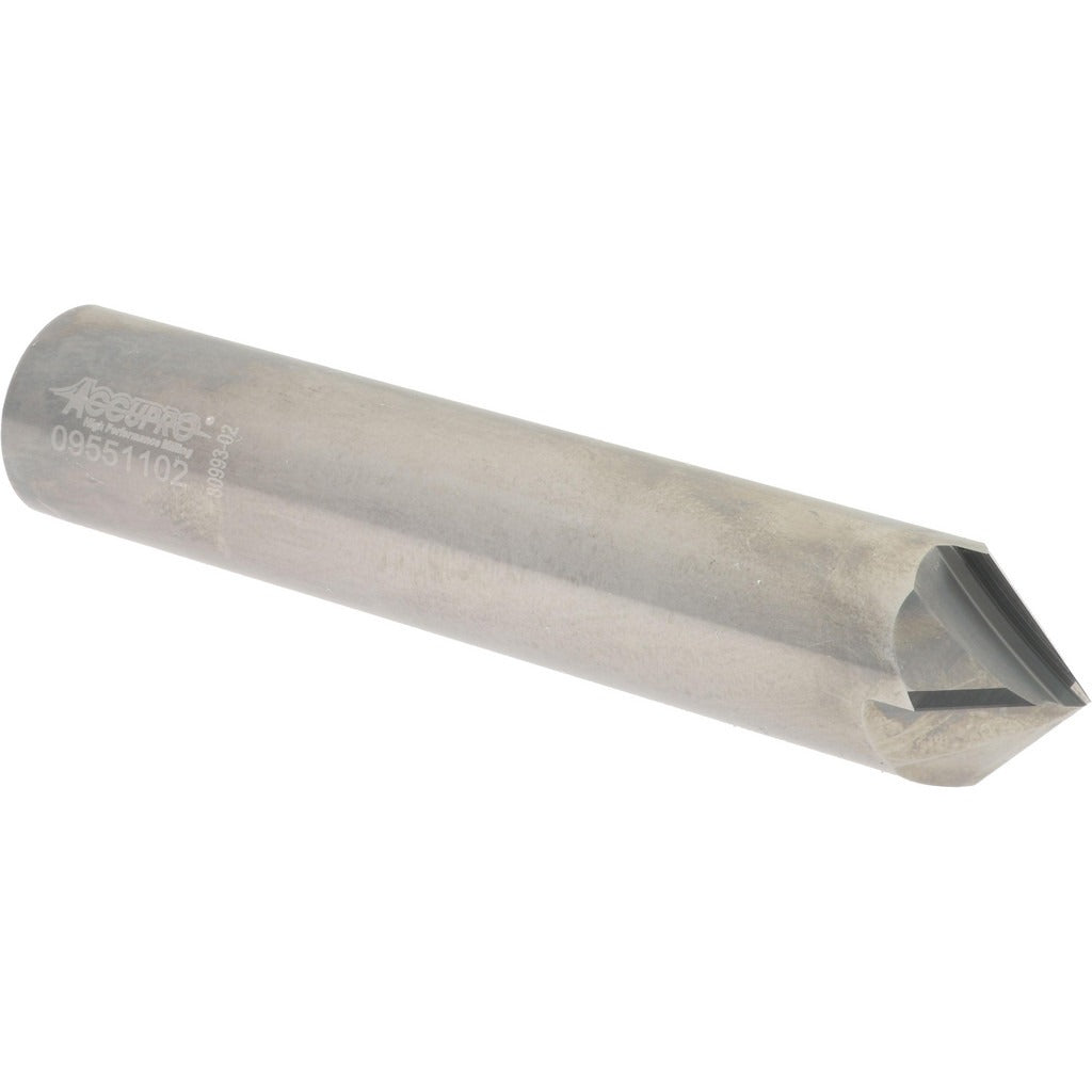 ACCUPRO Accupro 2500102 Chamfer Mill 3/4in 4 Flute 90 Deg Ticn Carbide