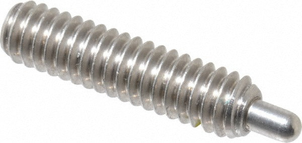 VLIER Vlier SSPH54N Threaded Spring Plunger 1/4-20 Stainless Steel