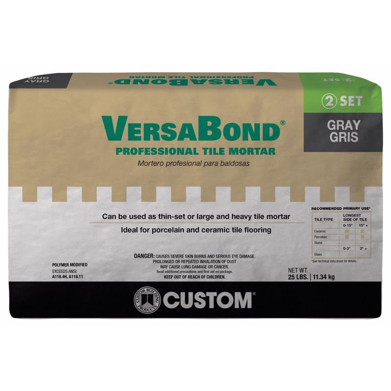 CUSTOM BUILDING PRODUCTS Custom Building Products MTSG25 AP Thin-Set Mortar 25 lb Bag