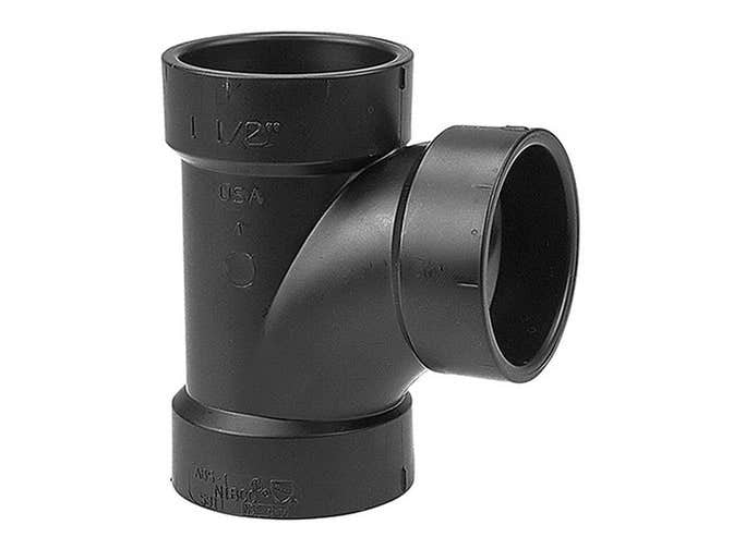 MUELLER INDUSTRIES Mueller Industries 3413 Abs Dwv Cleanout Tee 1-1/2 in