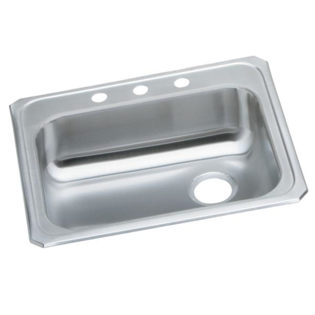 ELKAY Elkay GECR2521R3 Celebrity single bowl drop-in kitchen sink (25 x 21-1/4 in)