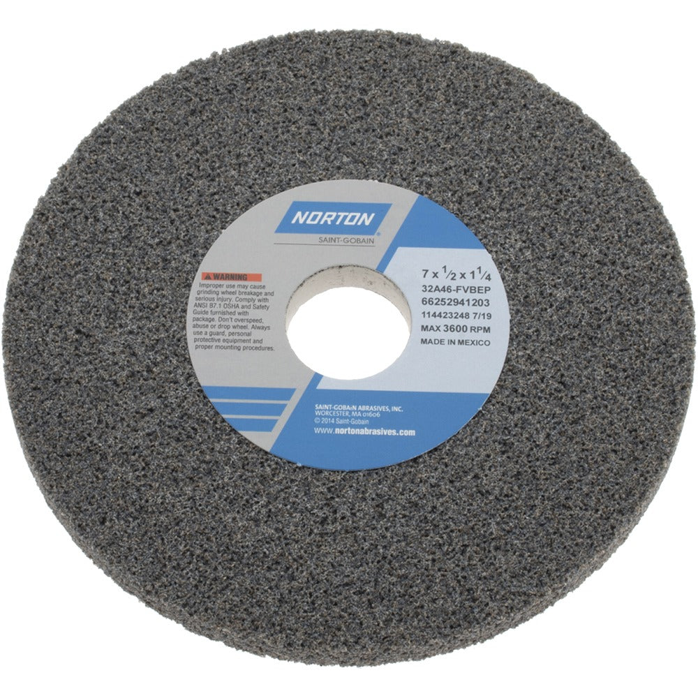 NORTON Norton 66252941203 Surface Grinding Wheel 46 Grit 7 in