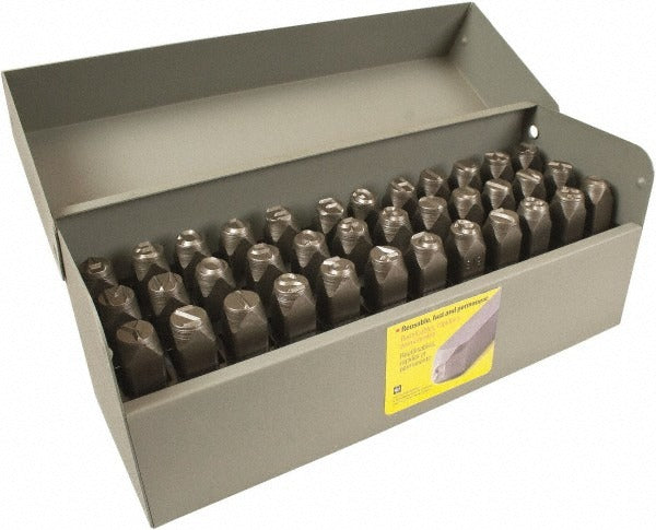 C H HANSON C.h. Hanson 26185 Low Stress Stamp Set 1/8 Inch 36 Piece