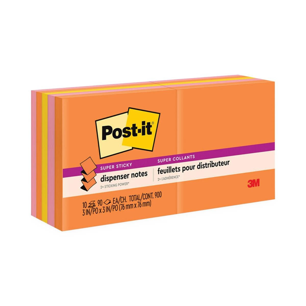 3M 3M MMMR33010SSAU Post-it Pop Up Notes 3 x 3 10 Pads R330-10SSAU