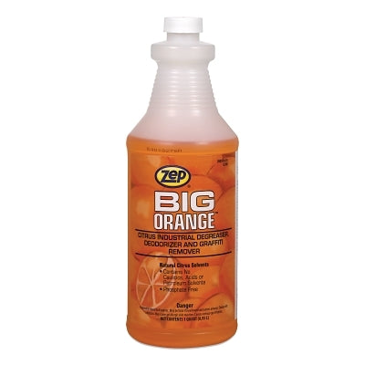 Zep 41501 Big Orange Liquid Citrus Solvent Degreaser 1 qt Bottle 12 PK