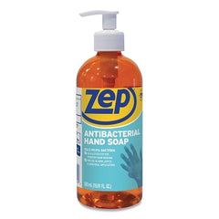 Zep R46101 Antibacterial Hand Soap 16.9 oz Pump Bottle Fresh Clean Fragrance