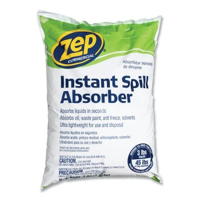 Zep ZUABS3 Instant Spill Absorber 3 lb Bag PK6